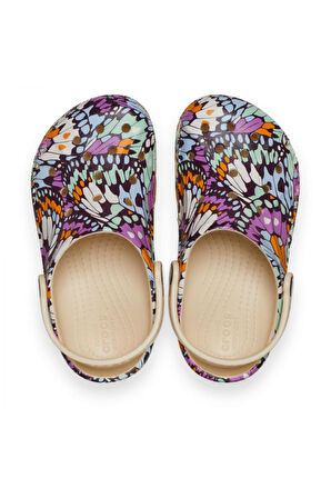 Crocs 209728 Baya Seasonal Printed Cg K Kırık Beyaz Çocuk Terlik