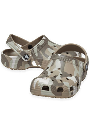 Crocs 206454 M Classic Printed Camo Clog Kamuflaj Erkek Terlik