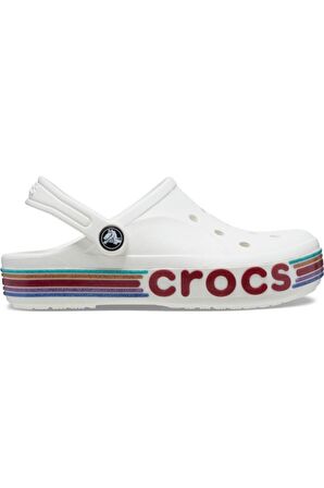 Crocs Bayaband Rainbow Glitter Clg T Beyaz Çocuk Sandalet 209731_100