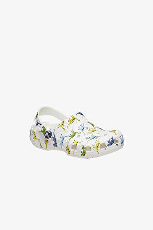 Crocs Classic Character Print Clog K Çocuk Beyaz Clog Terlik 209695-9DH