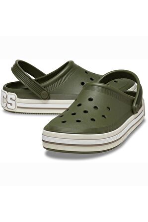 Crocs Off Court Logo Clog Unisex Yeşil Sandalet 209651_309