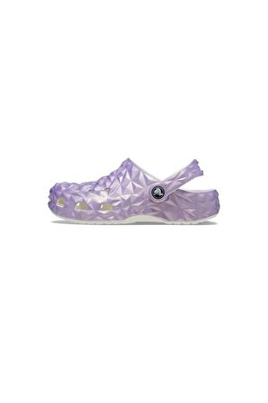 Crocs 209841-100 Classic Iridescent Geo Clog Terlik