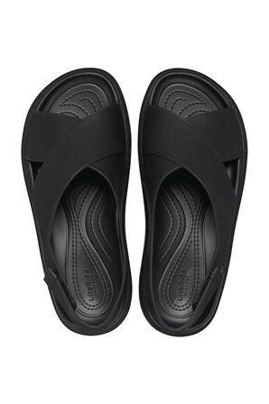 Brooklyn Luxe Cross Strap Kadın Siyah Terlik - 209407