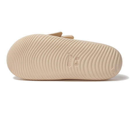 209413-2DS Crocs Mellow Luxe Recovery Slide Terlik Krem
