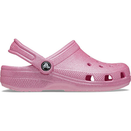 Crocs Classic Glitter Clog K Çocuk Terlik 206993-6XE Pink Tweed Glitter