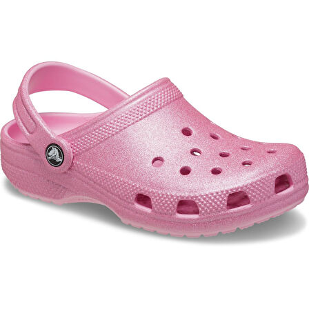 Crocs Classic Glitter Clog K Çocuk Terlik 206993-6XE Pink Tweed Glitter