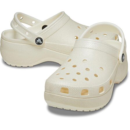 Crocs Classic Platform Glitter ClogW Kadın Sandalet 207241_0WV