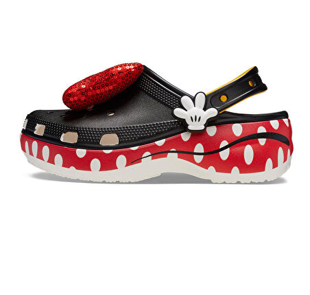 209896-100 Crocs Minnie Cls Platform Clg W Kadın Terlik Siyah