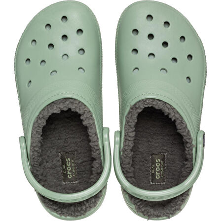 Crocs Classic Lined Clog Moss Terlik 203591-3WP