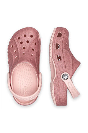 Crocs 207015 Baya Glitter Clog T Pembe Çocuk Terlik