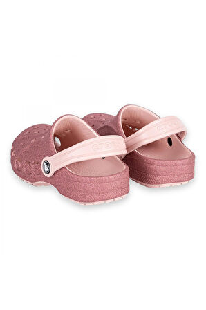 Crocs 207015 Baya Glitter Clog T Pembe Çocuk Terlik