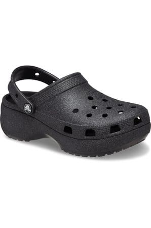 Crocs 207241 Classic Platform Glitter Clog W Siyah Unisex Terlik