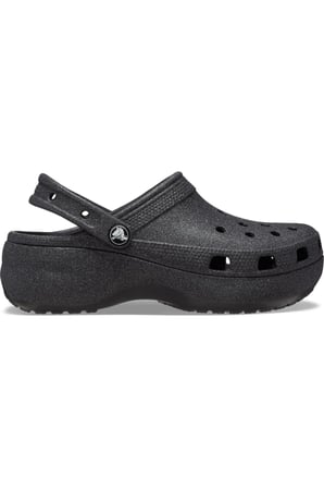 Crocs 207241 Classic Platform Glitter Clog W Siyah Unisex Terlik
