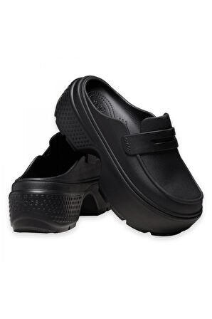 Crocs 209937 Stomp Loafer Siyah Kadın Terlik
