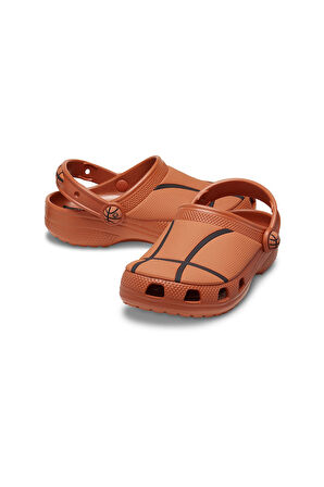 Unisex Çocuk Classic Basketball Clog K Terlik - Turuncu | 30-31