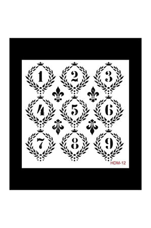 Hdm12 Home Dekor Stencil