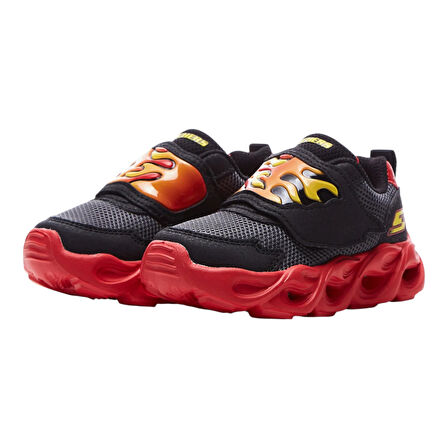 Erkek Çocuk Siyah Işıklı Spor Ayakkabı