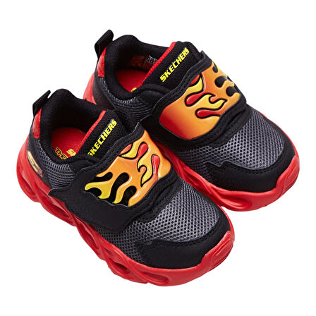 Erkek Çocuk Siyah Işıklı Spor Ayakkabı