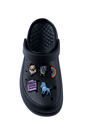 Skechers 111519-BLK Foamies Pup Celebration Kadın Siyah Spor Terlik