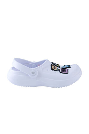 Skechers 111519-WHT Foamies Pup Celebration Kadın Beyaz Spor Terlik