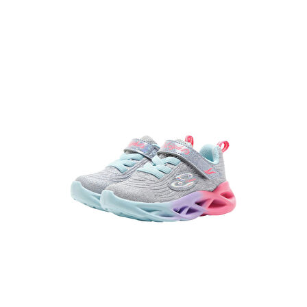 Kız Çocuk Gri Işıklı Spor Ayakkabı 302325N SMLT