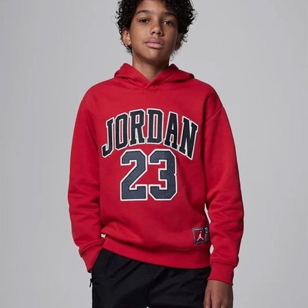 Nike JDN JORDAN HBR FLC PO HOODIE Çocuk Kırmızı Sweatshirt 95C479-R78