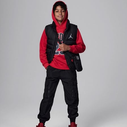 Nike JDN JORDAN HBR FLC PO HOODIE Çocuk Kırmızı Sweatshirt 95C479-R78