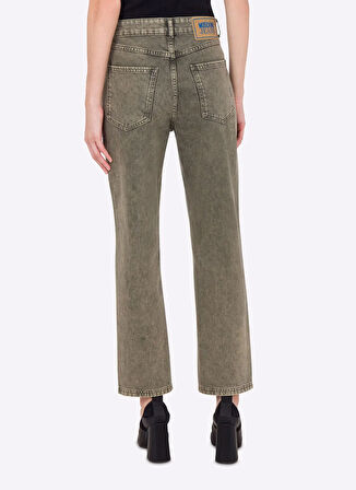 Moschino Jeans Ankle Paça Regular Fit Gri Kadın Denim Pantolon 251K1A031532181517