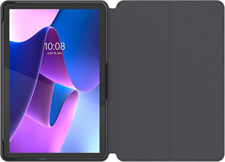 LENOVO Tab M10 Folio Kılıf Gri