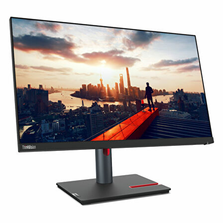 Lenovo ThinkVision P24h-30 63B3GAT6TK 23.8" 60Hz 4Ms HDMI+DP+USB-C+RJ45 HDR WQHD IPS Pivot Vesa Monitör