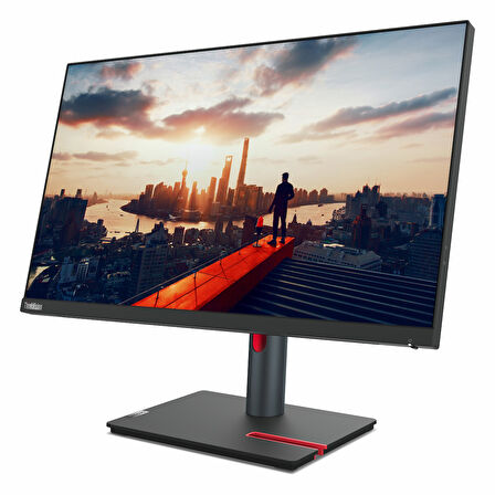 Lenovo ThinkVision P24h-30 63B3GAT6TK 23.8" 60Hz 4Ms HDMI+DP+USB-C+RJ45 HDR WQHD IPS Pivot Vesa Monitör