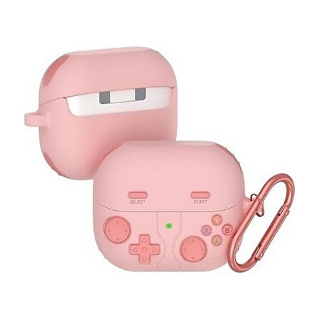 Gpack Samsung Galaxy Buds 3 Fe uyumlu Kılıf Oyun Figürlü Mat Silikon Soft Kancalı SF7