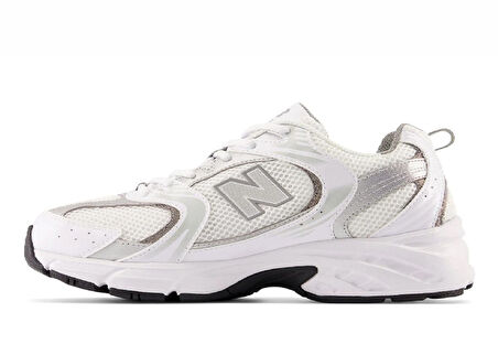 New Balance 530 White Silver Metallic Unisex Sneaker 