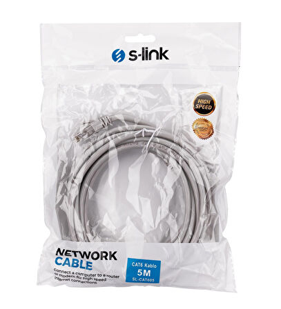 SLCAT605 İNTERNET KABLO 5 METRE CAT6