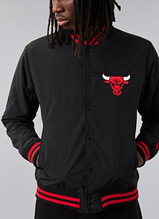 New Era Siyah Erkek Mont 60284773TEAM LOGO BOMBER JACKET CHI