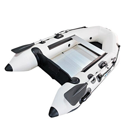 DOLPHIN Şişme Bot 2.40m Zodyak Tip Alüminyum Taban Beyaz