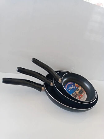 3'lü Teflon Tava Takımı.