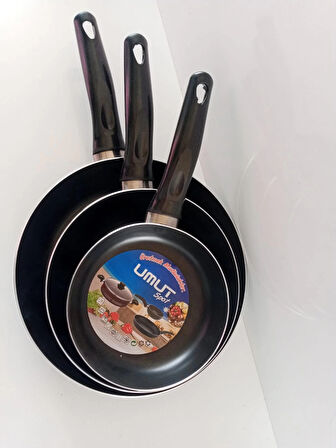 3'lü Teflon Tava Takımı.