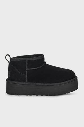 Ugg Hakiki Deri Süet Bot Kadın BOT 1157791K SİYAH
