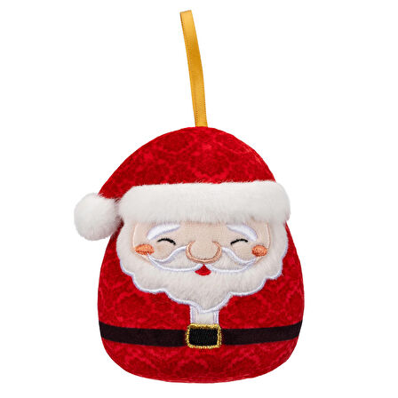 Squishmallows Yılbaşı Süsü - Noel Baba Nick 10cm