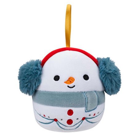 Squishmallows Yılbaşı Süsü - Kardan Adam Manny 10cm