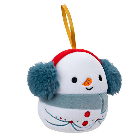 Squishmallows Yılbaşı Süsü - Kardan Adam Manny 10cm