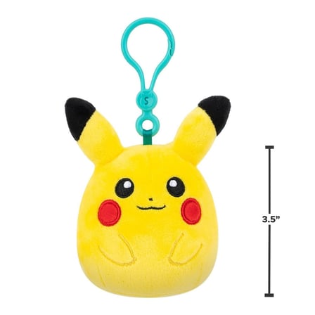 Squishmallows Pokemon Serisi Klipsli - Pikachu 9 cm PK00323