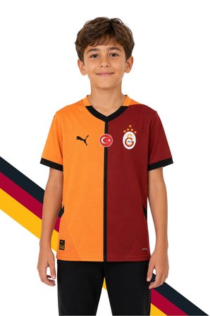 GALATASARAY Home Jersey Replica J Kırmızı Unisex Çocuk Forma Lazer Kutu Hediyeli