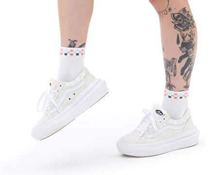 Vans Ua Old Skool Overt Cc Kadın Günlük Ayakkabı VN0A7Q5ETDC1 Beyaz