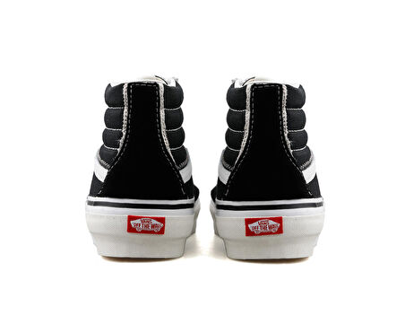 Vans Sk8 Hi Reconstruct Unisex Çift Katmanlı Soyulabilen Süet Günlük Ayakkabı VN0005UK6BT1 Siyah