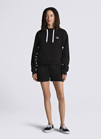 Vans Yuvarlak Yaka Siyah Kadın Sweatshırt VN00045DBLK1 BOOM BOOM CHECK IT