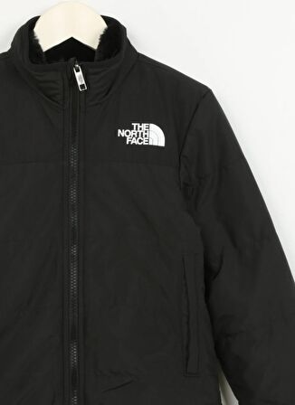 The North Face Siyah Kız Çocuk Fermuarlı Uzun Kollu Mont NF0A82YCJK31 G REVERSIBLE MOSSBUD J