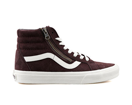 Vans Sk8 Hi Reissue Side Zip Kadın Günlük Ayakkabı VN0007NZDRB1 Kırmızı