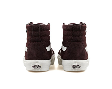 Vans Sk8 Hi Reissue Side Zip Kadın Günlük Ayakkabı VN0007NZDRB1 Kırmızı
